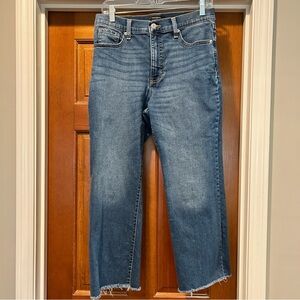 Banana Republic Bootcut High-Rise Cropped Jeans Size 8